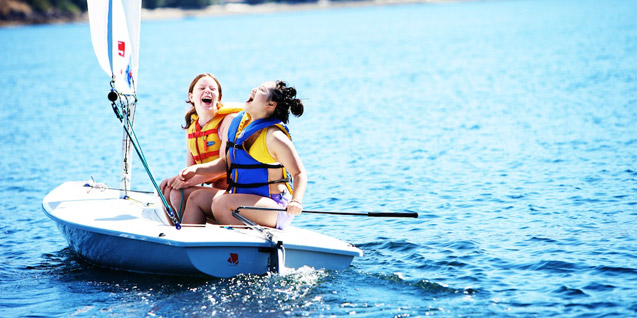 Sailing at YMCA Camp Elphinstone